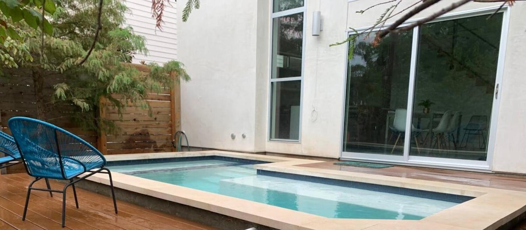 Stunning Modern Home W Pool & Hot Tub In Dt Austin Eksteriør bilde